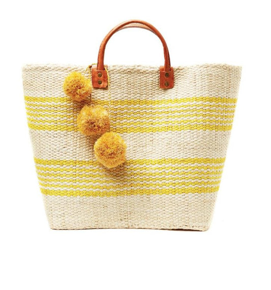 Handmade crochet straw knit woven summer bag for women from the summer collection