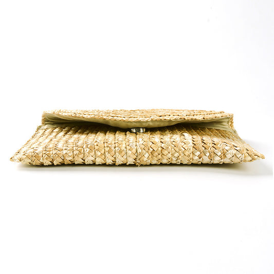 Handmade crochet straw knit woven summer bag for women from the summer collection