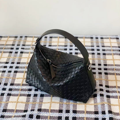 Handmade crochet straw knit woven summer bag for women from the summer collection