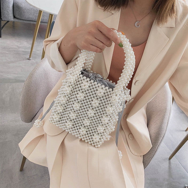 Handmade crochet straw knit woven summer bag for women from the summer collection
