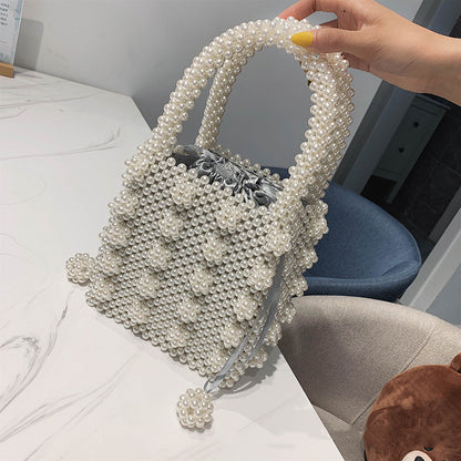 Handmade crochet straw knit woven summer bag for women from the summer collection