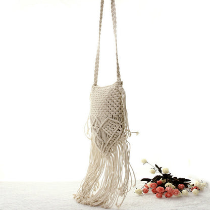 Handmade crochet straw knit woven summer bag for women from the summer collection