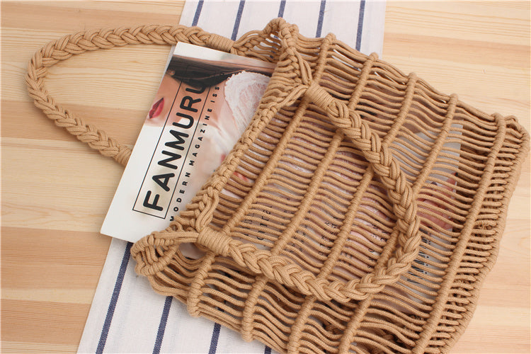 Yarns ’n Stitch Open-Weave Handcrafted Beach Tot