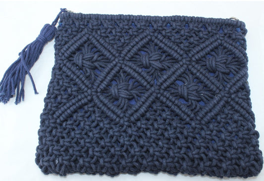 Handmade crochet straw knit woven summer bag for women from the summer collection