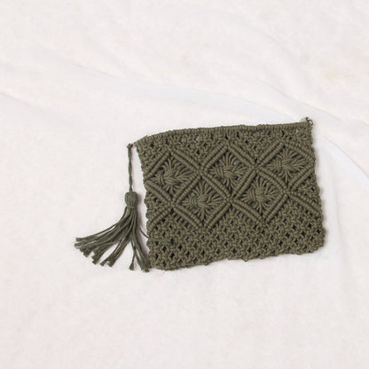 Handmade crochet straw knit woven summer bag for women from the summer collection