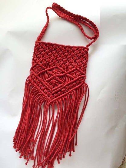 Handmade crochet straw knit woven summer bag for women from the summer collection