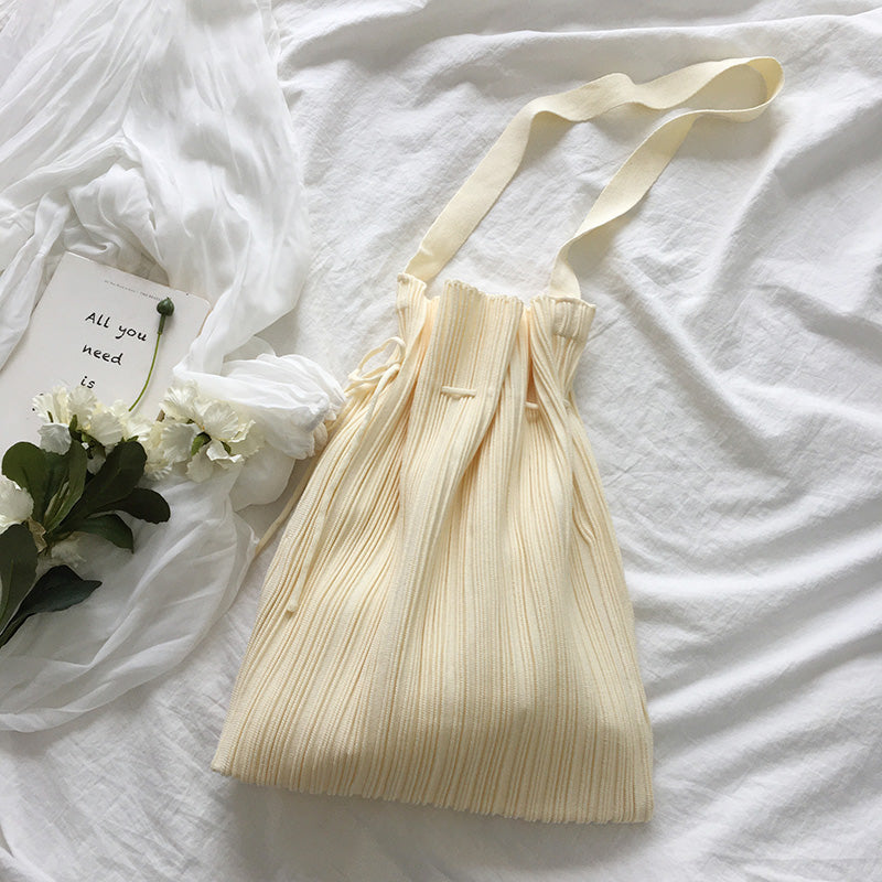 Handmade crochet straw knit woven summer bag for women from the summer collection