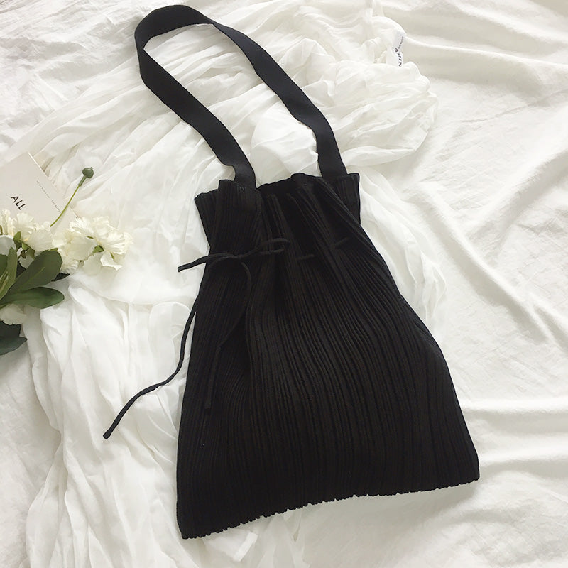 Handmade crochet straw knit woven summer bag for women from the summer collection