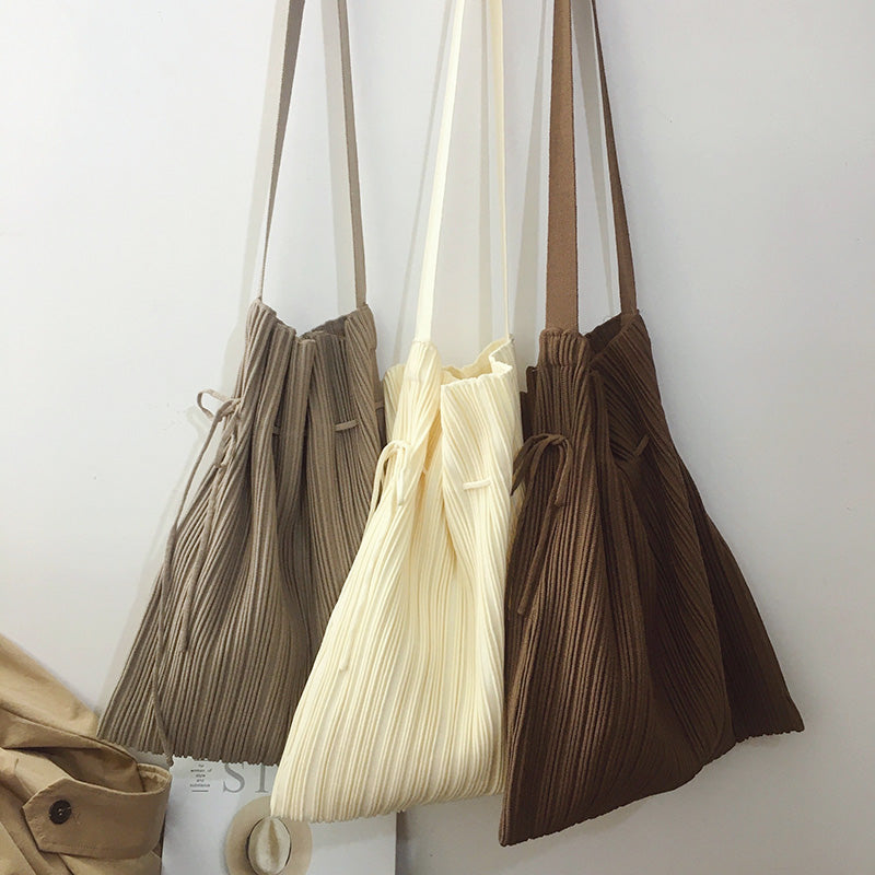 Handmade crochet straw knit woven summer bag for women from the summer collection